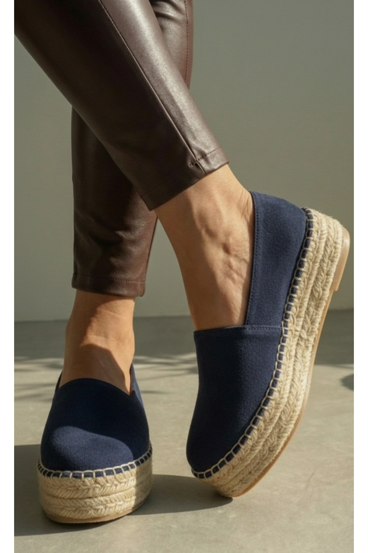 Lacivert Günlük  Espadril Ayakkabı