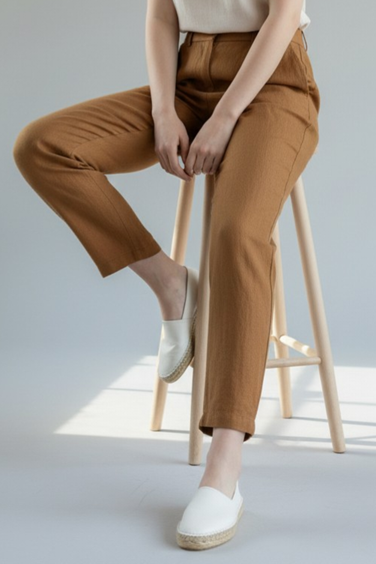 Krem Günlük  Espadril Ayakkabı   -