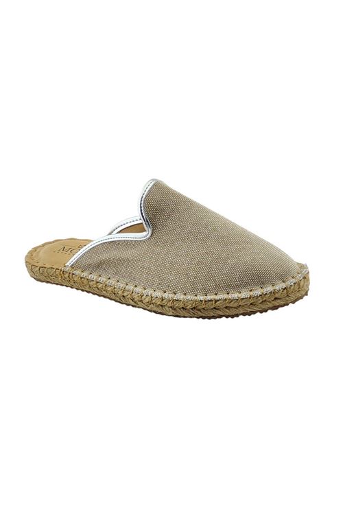 Keten Bej  Günlük  Espadril Terlik