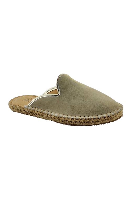 Süet Bej Günlük  Espadril Terlik