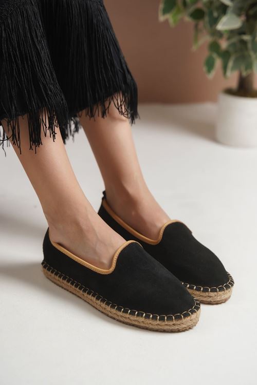 Süet Petrol  Günlük  Espadril Ayakkabı