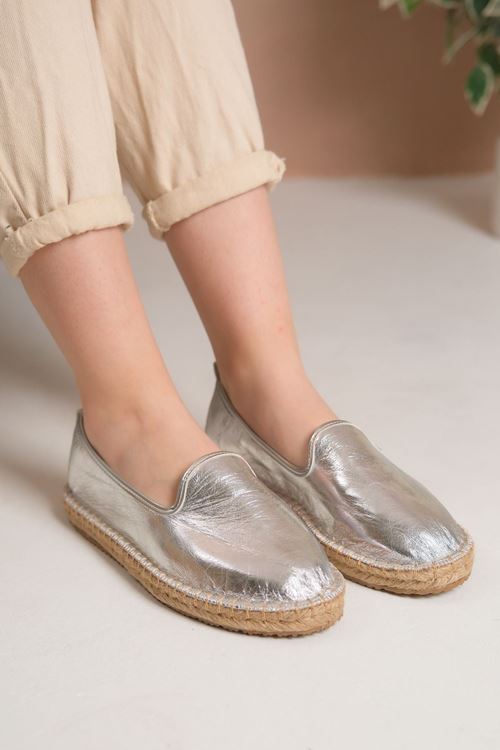 Gümüş  Günlük  Espadril Ayakkabı