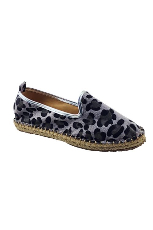Leopar Gri  Günlük  Espadril Ayakkabı