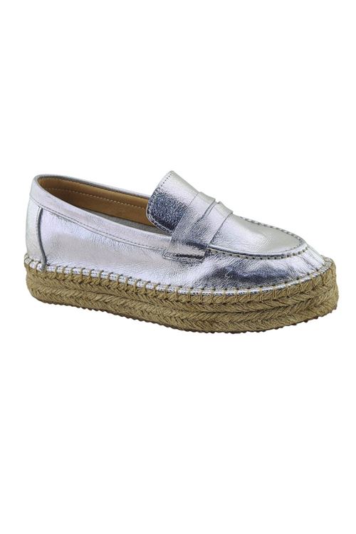Gümüş Günlük  Espadril Ayakkabı