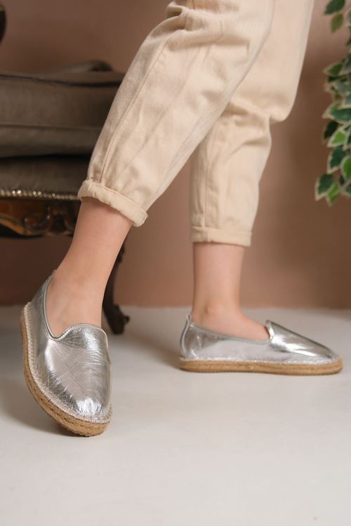 Gümüş  Günlük  Espadril Ayakkabı