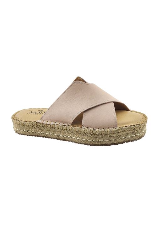 Delina Pudra Kadın Espadril  Terlik