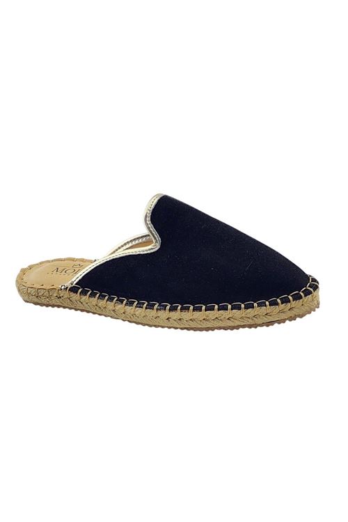 Süet Lacivert Günlük  Espadril Terlik