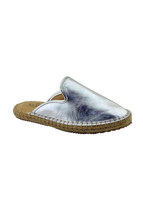 Gümüş Günlük  Espadril Terlik