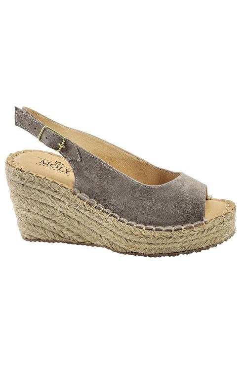 Dolgu Topuk Dekolte Kadın Espadril Sandalet