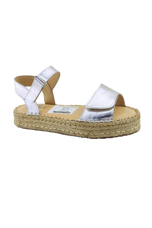İzmir Gümüş Kadın Espadril Sandalet
