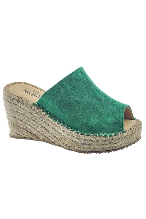 Dolgu Topuk Kadın Espadril Terlik