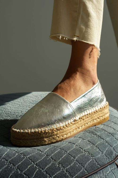 GÜMÜŞ Günlük  Espadril Ayakkabı 