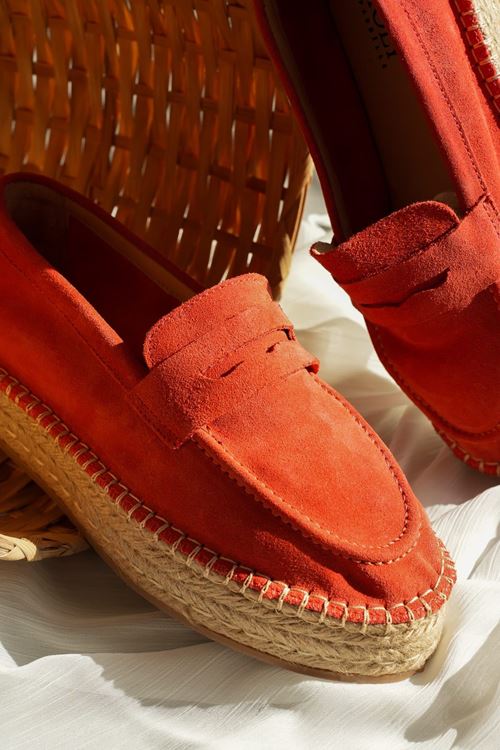 Süet Mercan Günlük  Espadril Ayakkabı