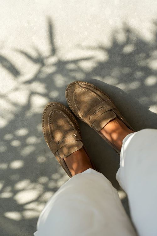 Süet Bej Günlük  Espadril Ayakkabı