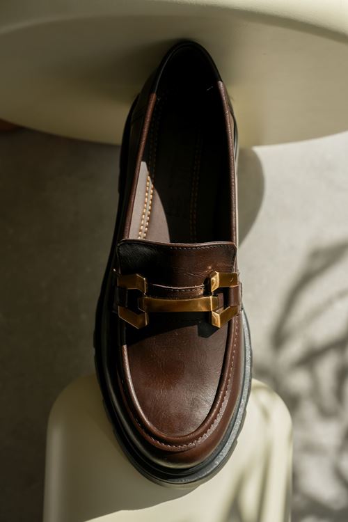 ELEGANCE KAHVERENGİ LOAFER GÜNLÜK AYAKKABI 