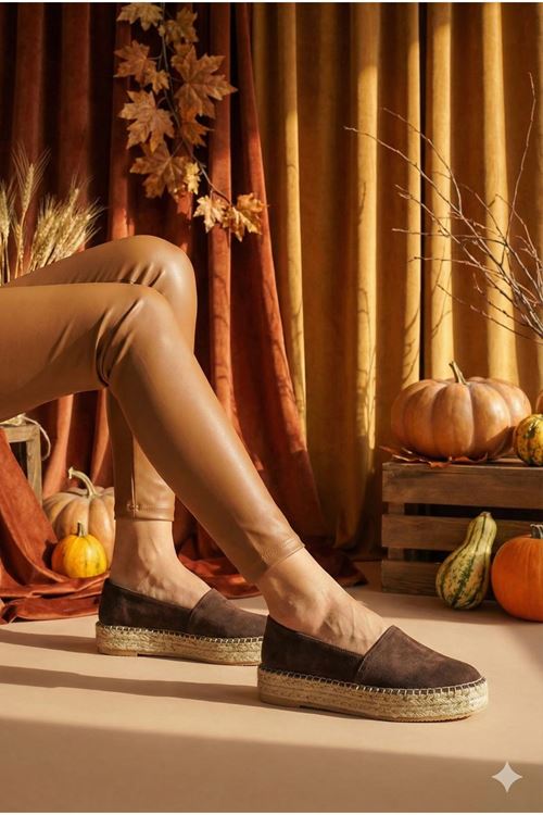 Kahve Günlük  Espadril Ayakkabı  