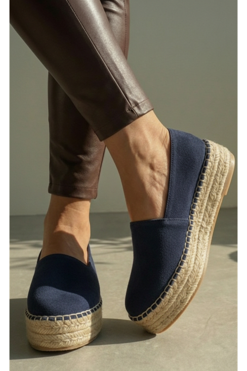 Lacivert Günlük  Espadril Ayakkabı