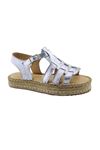 Bodrum Gümüş Kadın Espadril Sandalet