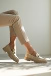 ELEGANCE BEJ LOAFER GÜNLÜK AYAKKABI 